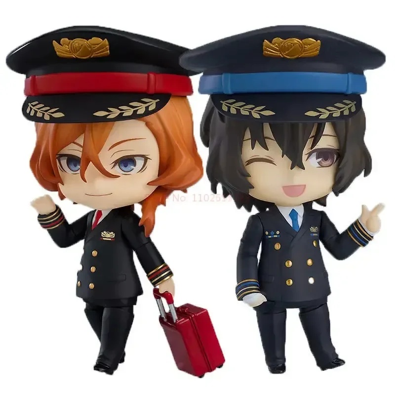 

New 10cm Bungo Stray Dogs Anime Figure Dazai Osamu Nakahara Chuuya Ryunosuke Akutagawa Model Dolls Figurine Action Figure Decor