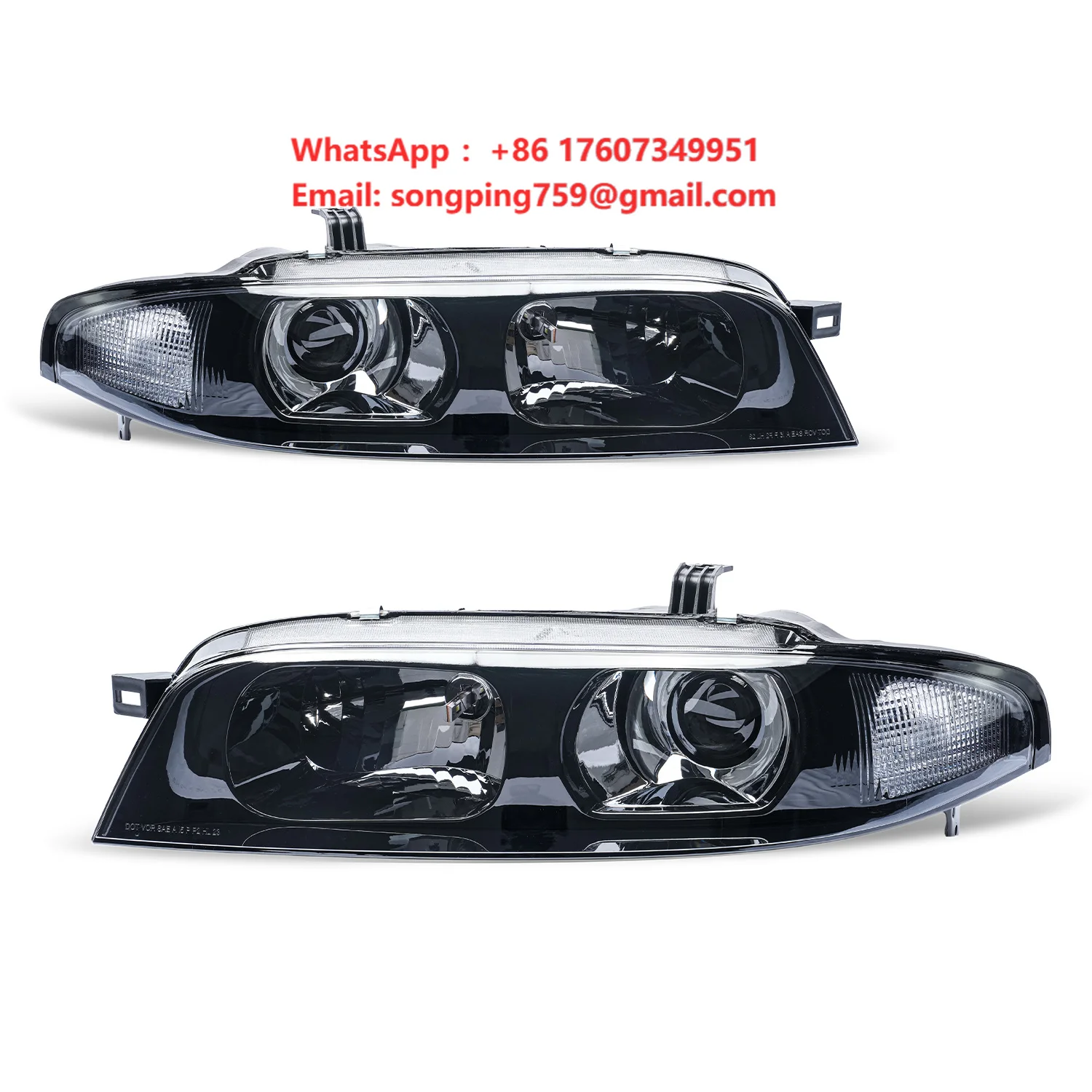 Archaic Headlight for Nissan Skyline R33 GTR Series 1- Series 3 OE Replacement Headlights with LED Front Lamp(Not for GTS GTST)