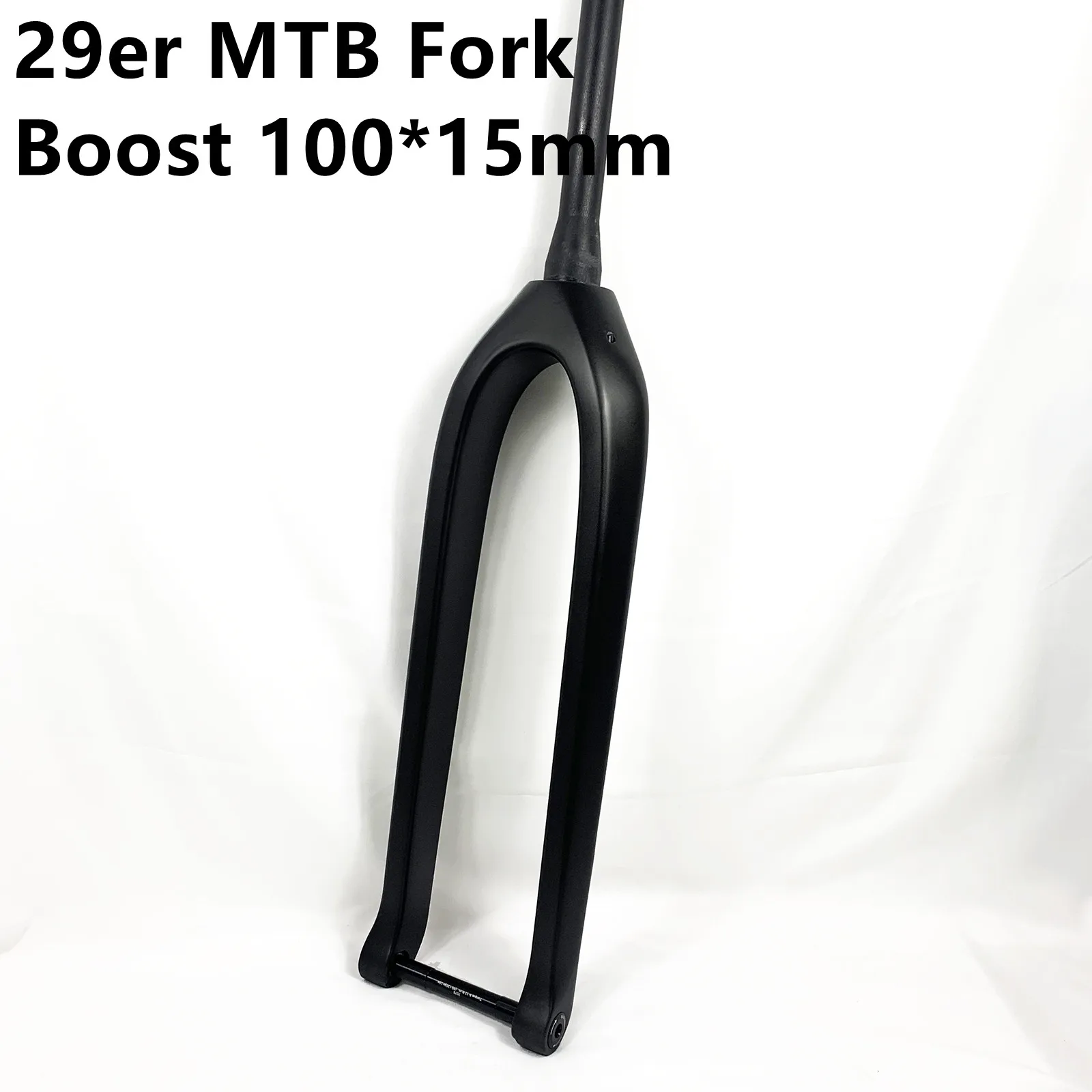 

T800 Carbon MTB Fork 29er Mountain Bike Rigid Forks Disc 15x110mm Thru Axle Tapered 29 Boost Fork