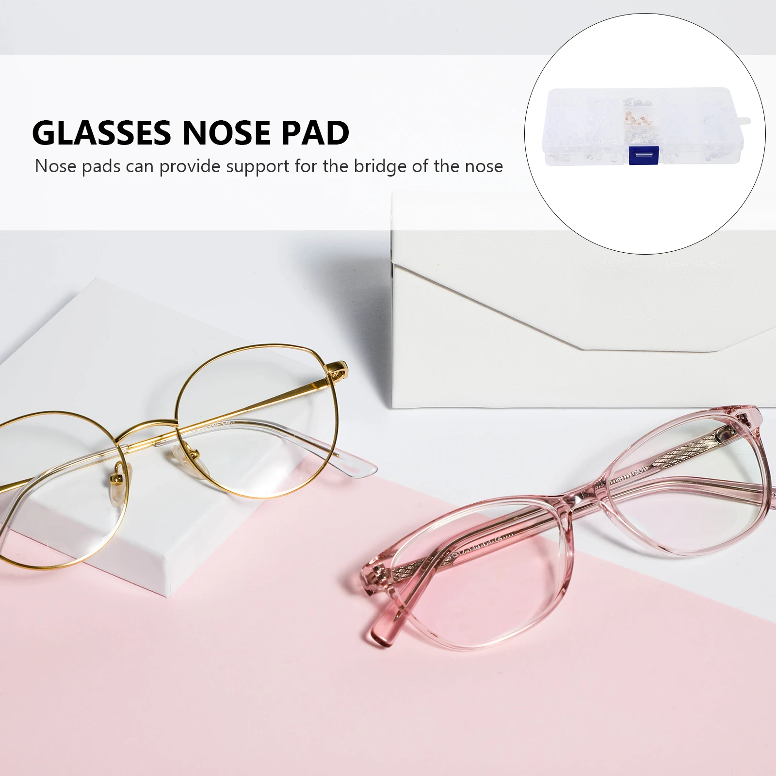 

150 Pairs Eyeglasses Nose Pads 15 Styles 10 Pairs Each Soft Non Slip Durable Glasses Repair Tool Screw In Push In Suitable Most
