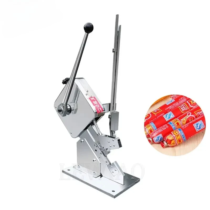 Manual U Shape Sausage Clipper Plastic Bag Clipping Maker Strapping Machine Manual Sausage Clipper For Meat Packing