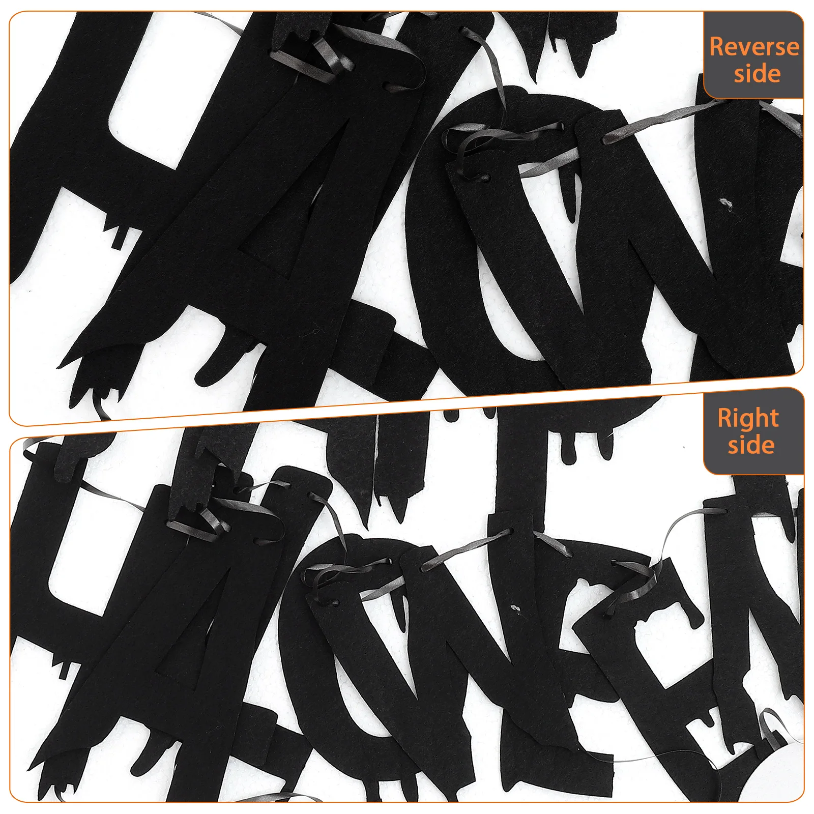 

Decorations Party Pull Flags Office Happy Halloween Sign Non-woven Fabric Banner