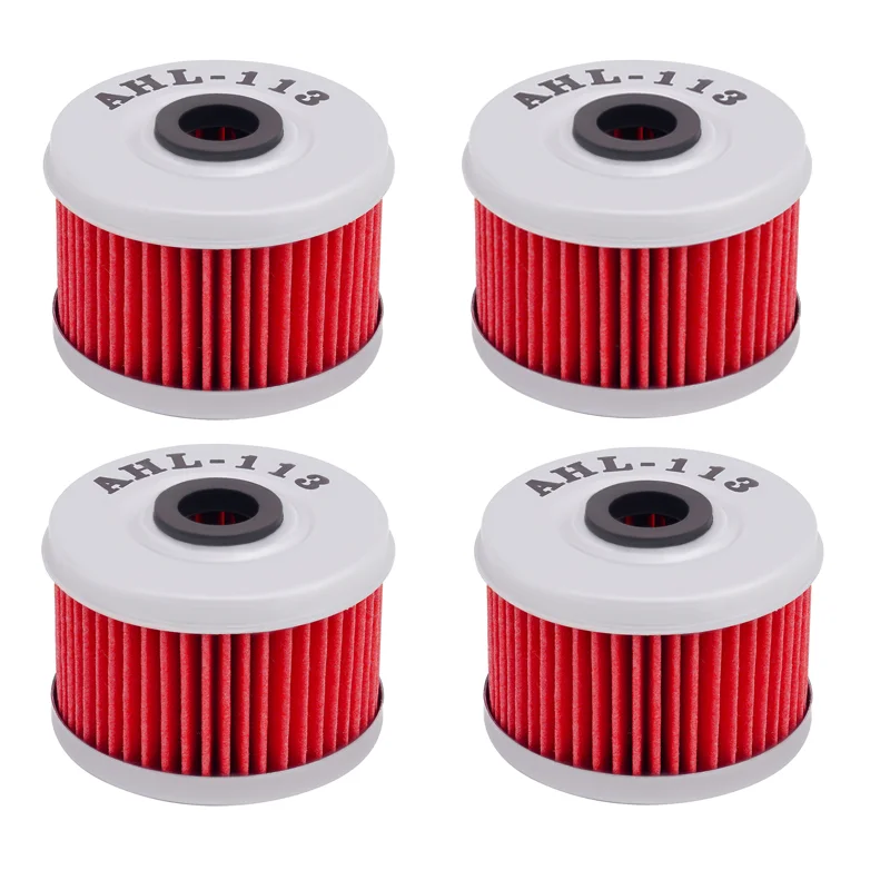 

1/2/3/4 Pcs Motorcycle Oil Filter Cleaner For Honda TRX250 300 400 420 450 500 520 CBF125 250 SXS500 ATC250 350 15412-HM5-010