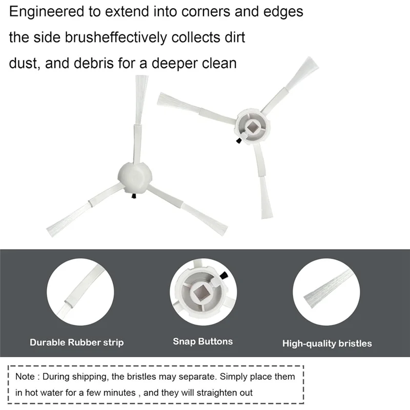 Promotion!Replacement Parts For Dreame L10s Ultra Vacuum Cleaner Parts Main Side Brush HEPA Filters Mop Pads Dust Bags