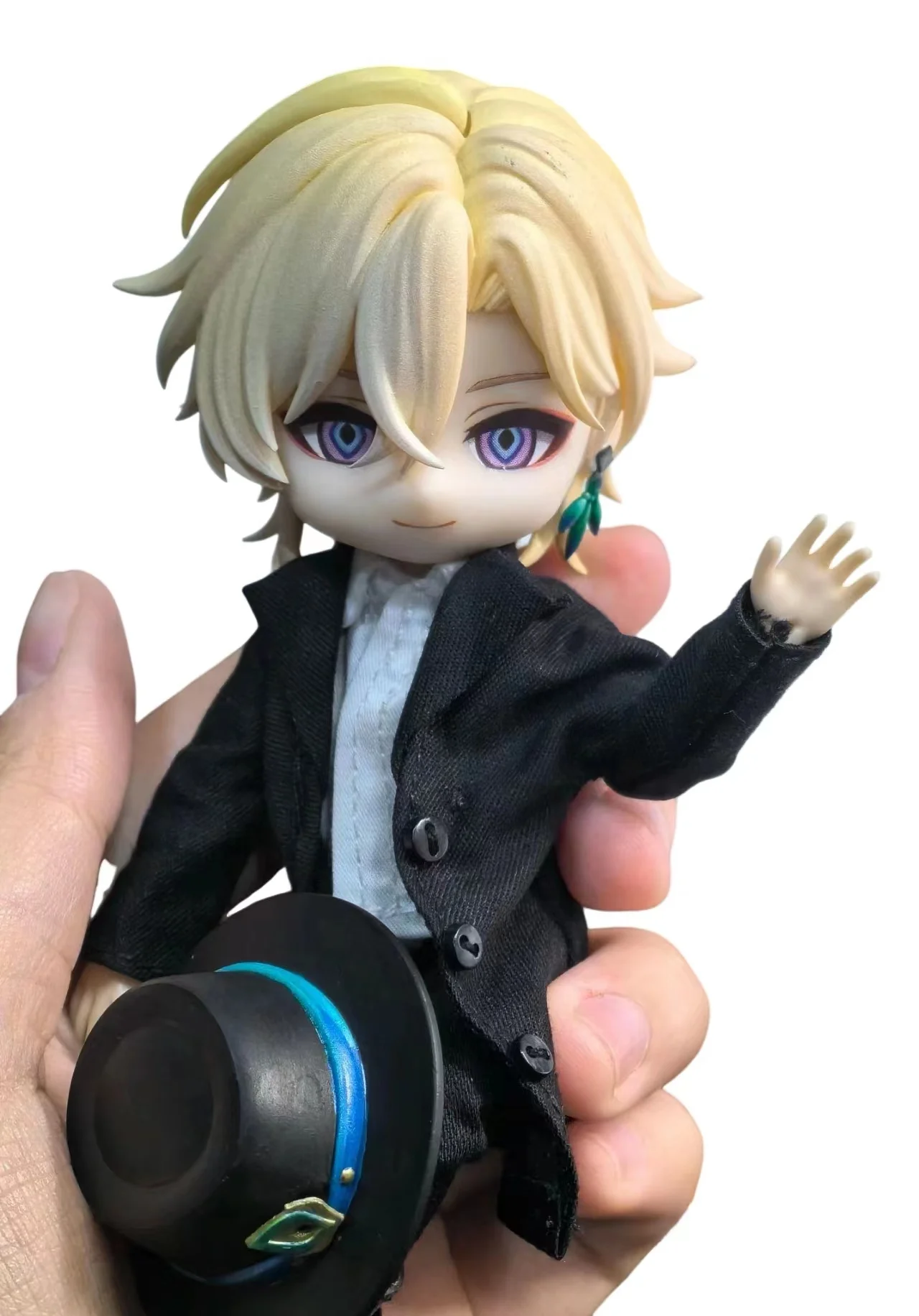 Aventurine Ob11 Water Sticker Face Honkai: Star Rail Handmade Faceplate Anime Cosplay GSC YMY Doll Alternate Face Expression