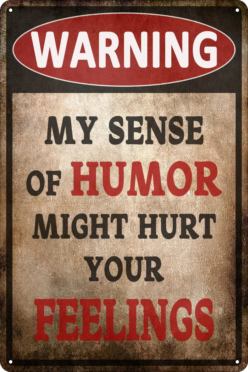 Забавные Саркастические металлические знаки, мой чувство юмора может повредить ваши чувства к гаражу, мужской пещере, Бару, домашней спальне