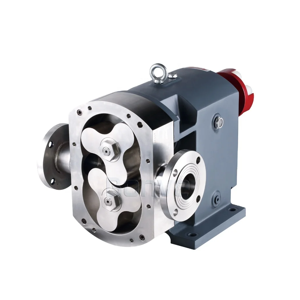 Stainless Steel 304 Rotary Lobe Pump For Food Industry Transfer Positive Displacement Pump