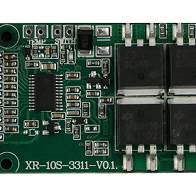 BMS 10S 36V 15A 18650 litowo-jonowy akumulator płyta ochronna PCB wspólny Port do ładowania E-Bike Escooter