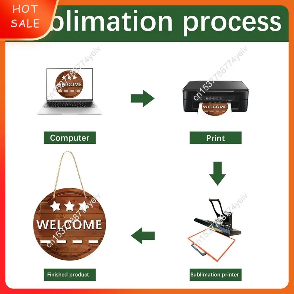 3 шт., металлические сублимационные дверные вешалки, 10-дюймовые круглые незавершенные пустые дверные вешалки, заготовки, декоративная дверная вешалка A62X