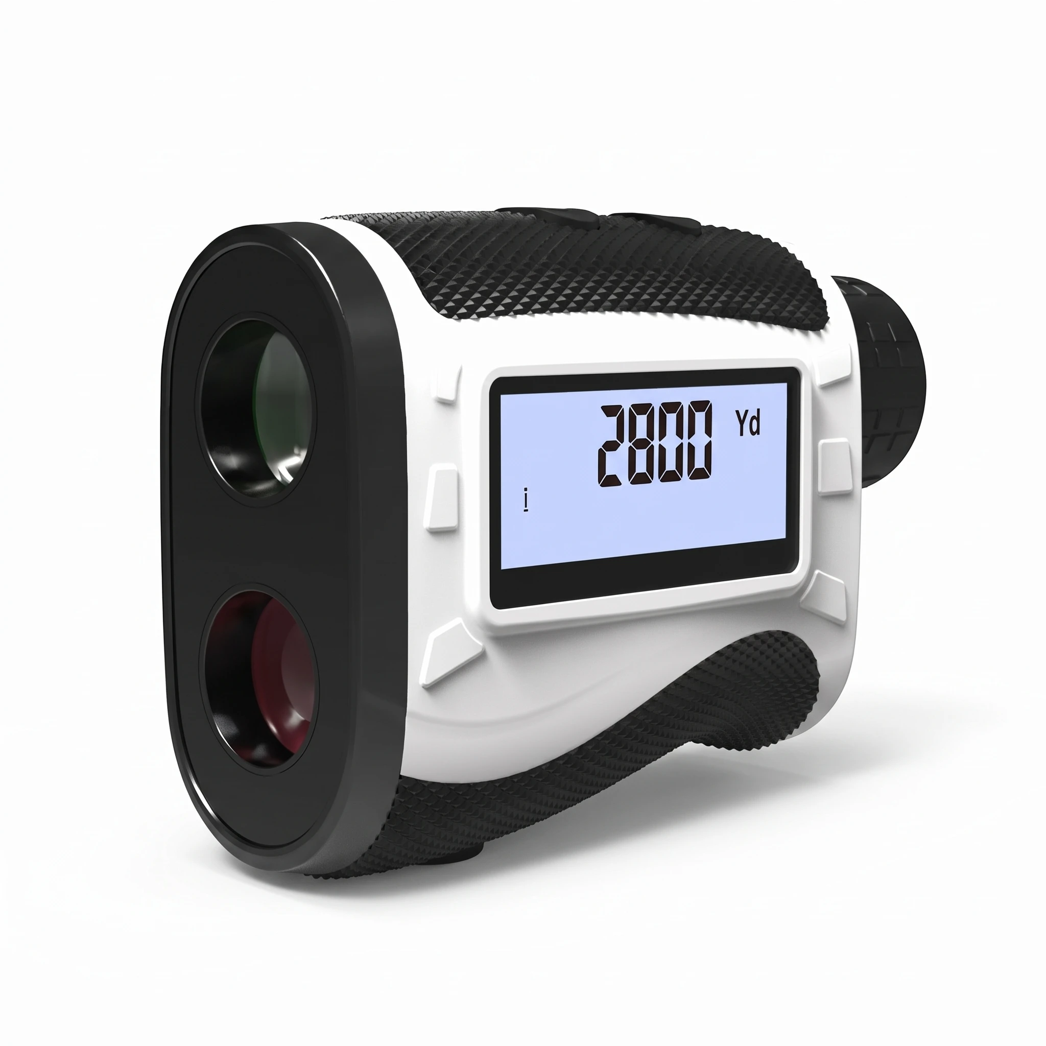 Golf Rangefinder - 7倍の倍率、高精度、レーザー距離計、フラッグロック機能、傾斜補正機能、デジタルゴルフ用距離測定器、測定範囲5～3000ヤード。