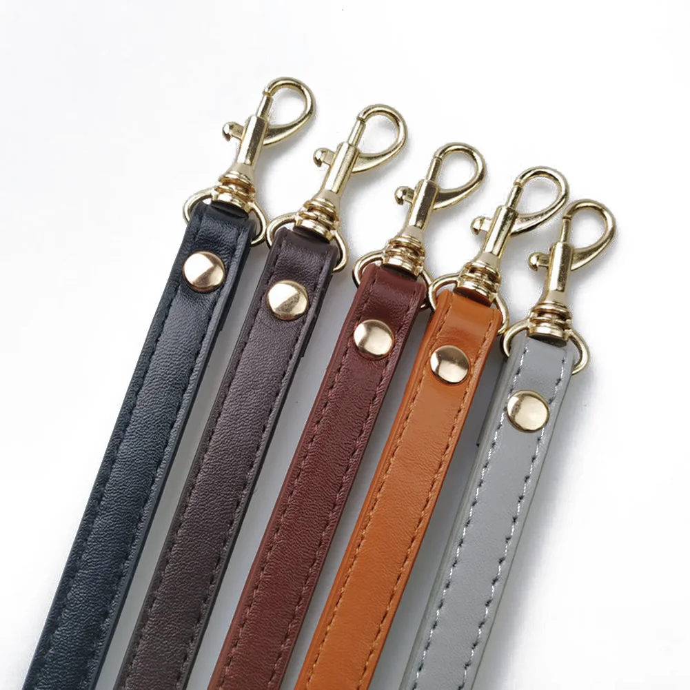 Replacement PU Leather bag Handles Bag Belts 140cm DIY Crossbody Shoulder Bags Strap Round Buckle Purse Bag Belt Bag Accessories