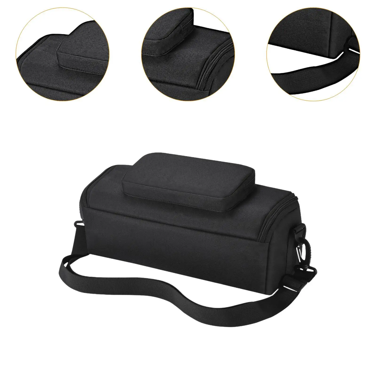 Bolsa de almacenamiento portátil para altavoz BT, bolsa de transporte de 13,39x5,43x5,43 ", resistente a los arañazos, senderismo, a prueba de golpes para Srs-xb43