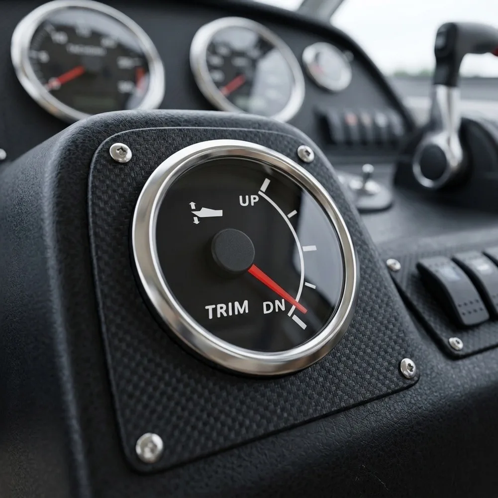 Marine Grade 52mm Balance Gauge Made of 316L Stainless Steel Front Cover and Plastic Housing for Long Term Use