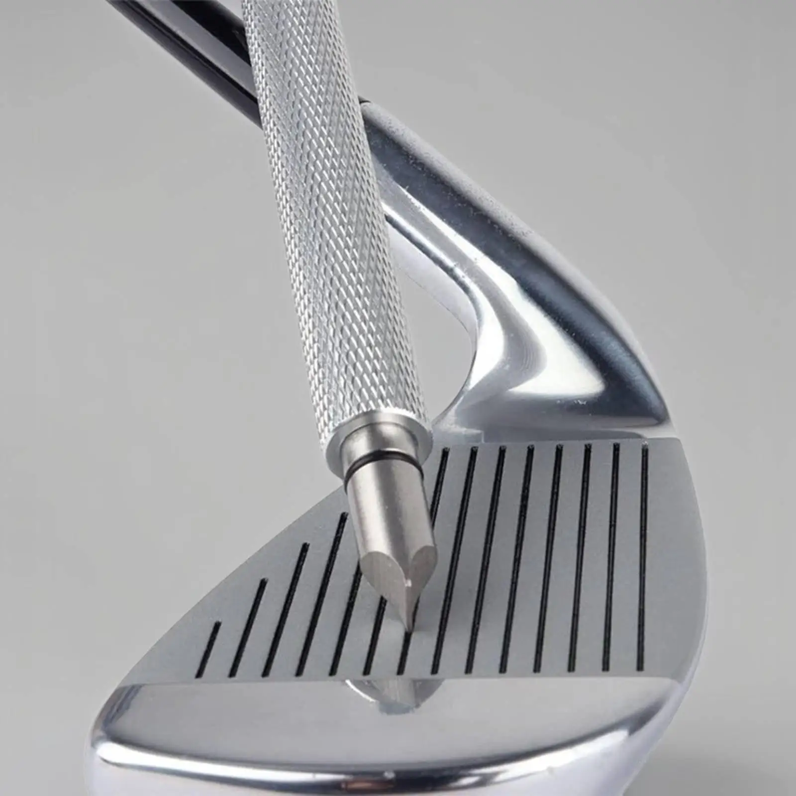 Golf Club Cleaner Ergonomic Groove Sharpener Brush Golf Tool for Cleaning Wedges and Irons During Golf Practice
