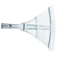 Garden Rake 22 Teeth Metal Leaves Rake for Lawn Yard Gardening Adjustable Expandable Heavy Duty Portable Lightweight rake