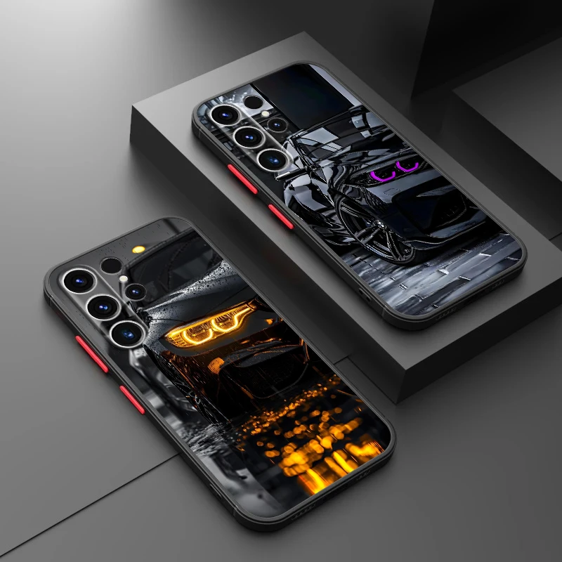 Case for Samsung Galaxy S26 S24 Plus S21 S20 FE S23 FE S22 Note 20 Ultra 10+ S25 Ultra Funda Back Phone Cover Fashion Blacks