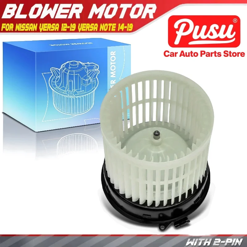

Двигатель вентилятора PUSU HVAC с вентилятором для Nissan Versa Note l4 1.6L 12-19 27226-3AN0A, 272263AN0A SK700285, BM4060C, PM4060