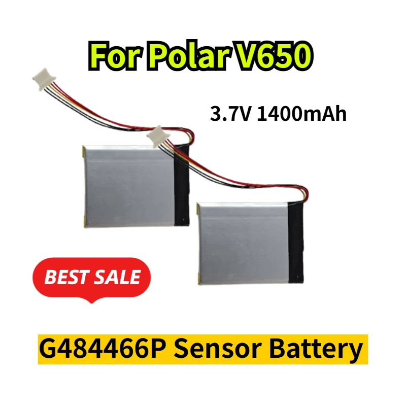 

3.7V 1400mAh G484466P Sensor Battery for Polar V650