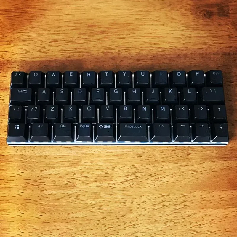 K45 Split mechanische Tastatur RGB 45 Tasten individuelle Unterstützung QMK VIAL roter Schalter kabelgebunden Split mechanische Tastatur Kit Typ C Geschenk