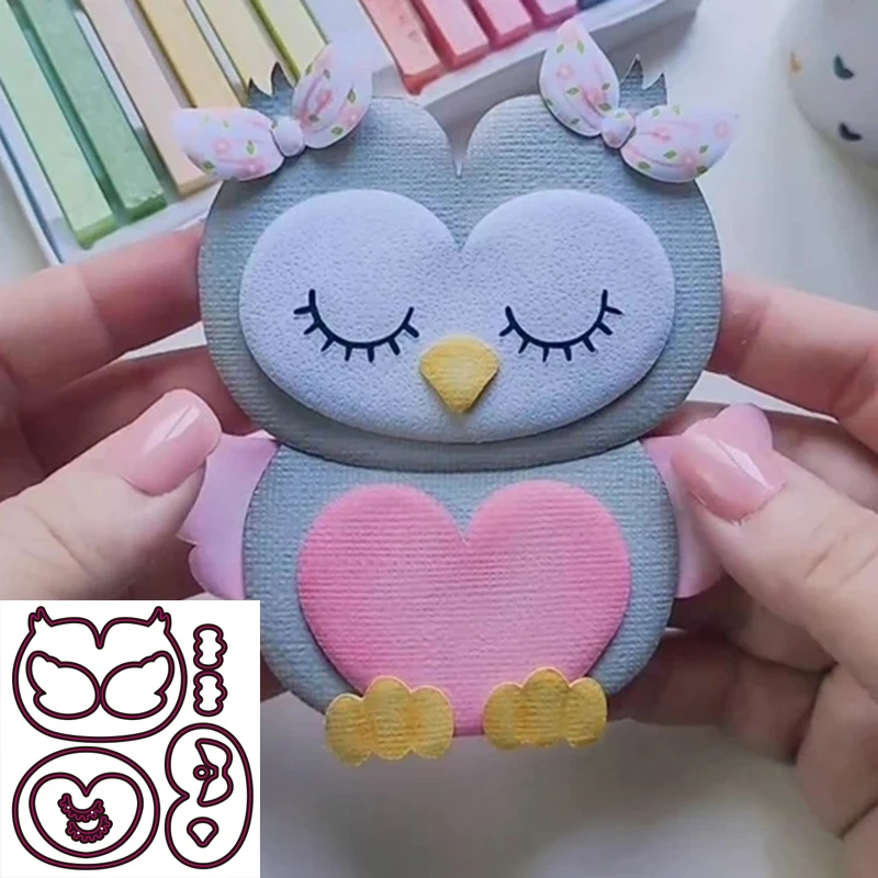 New Owl metal cutting die mould scrapbook decoration embossed photo album decoration card making DIY handicrafts