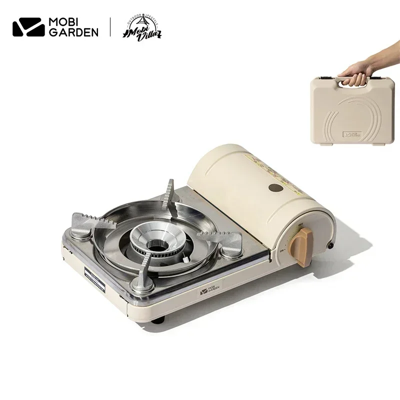 MOBI GARDEN Gas Stove Exquisite Camping Portable Outdoor Windproof Stove Picnic Hot Pot Cassette  Gas