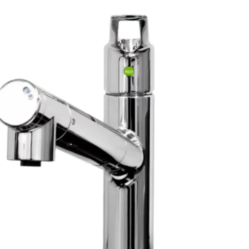 

The household water disposal has an all-in-one dual manual with a built-in faucet