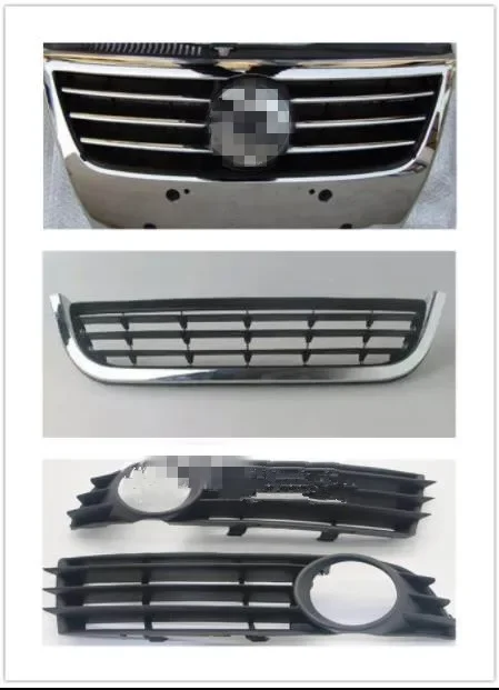 

ABS Original uthentic car Front Grille Around Trim Racing Grills Trim for Passat B6 2006-2012 Car styling