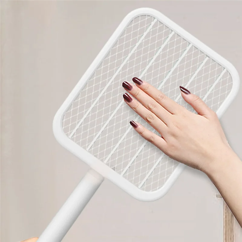 ABKR-منشة الماموس الكهربائي القابلة للطي يمكن أن تطفير البعوض ومنشة الذبابة بطارية ليثيوم قابلة للسحب قاعدة شحن USB Durabl