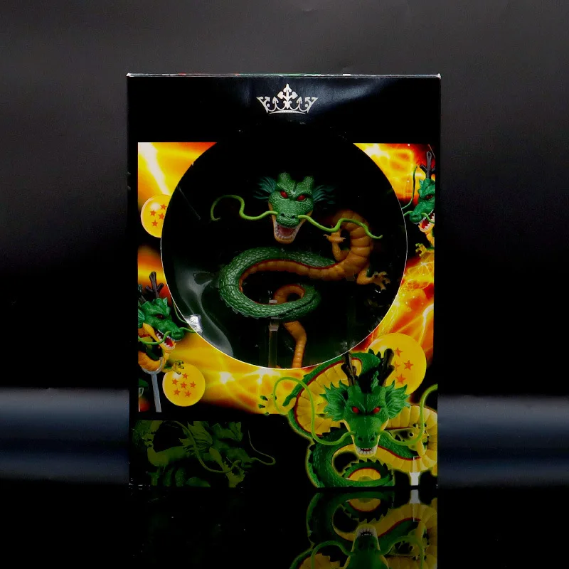 18CM Dragon Ball Z Shenron Anime Figure Figurine Shenlong Toys Desktop Decor Gift Handmade Model Children Fans Charm Statue Doll