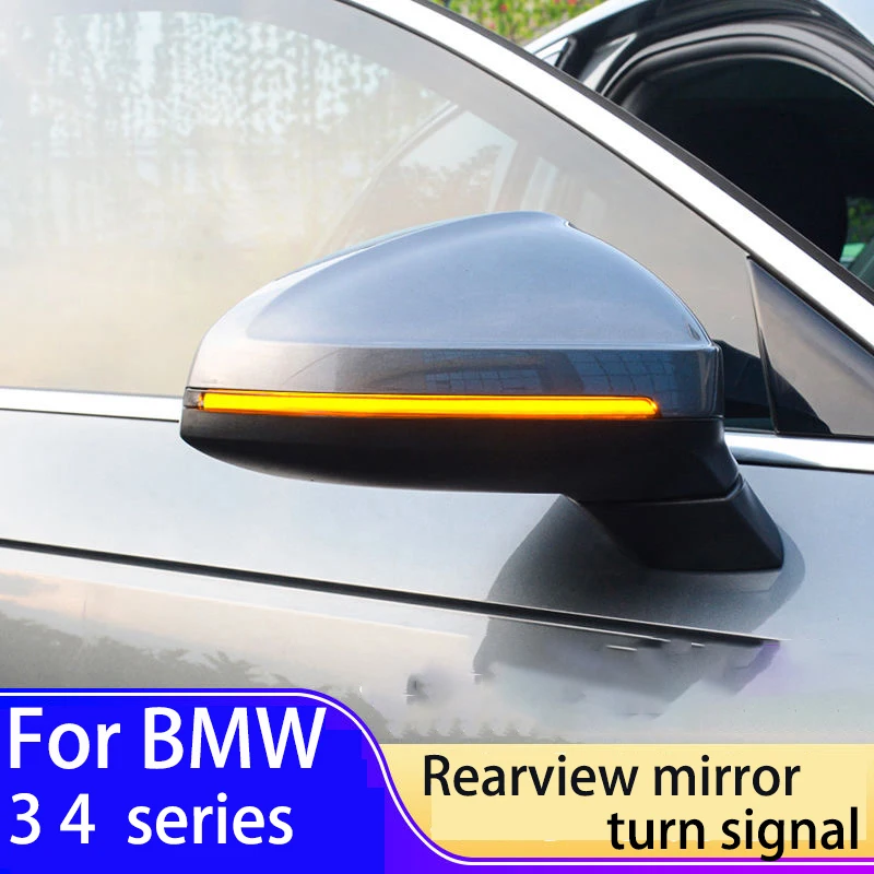 

Зеркало заднего вида с поворотником для BMW 2019-2023 года 3 серии 2021-2023 года 4 серии пара автомобильных поворотников Сменные аксессуары