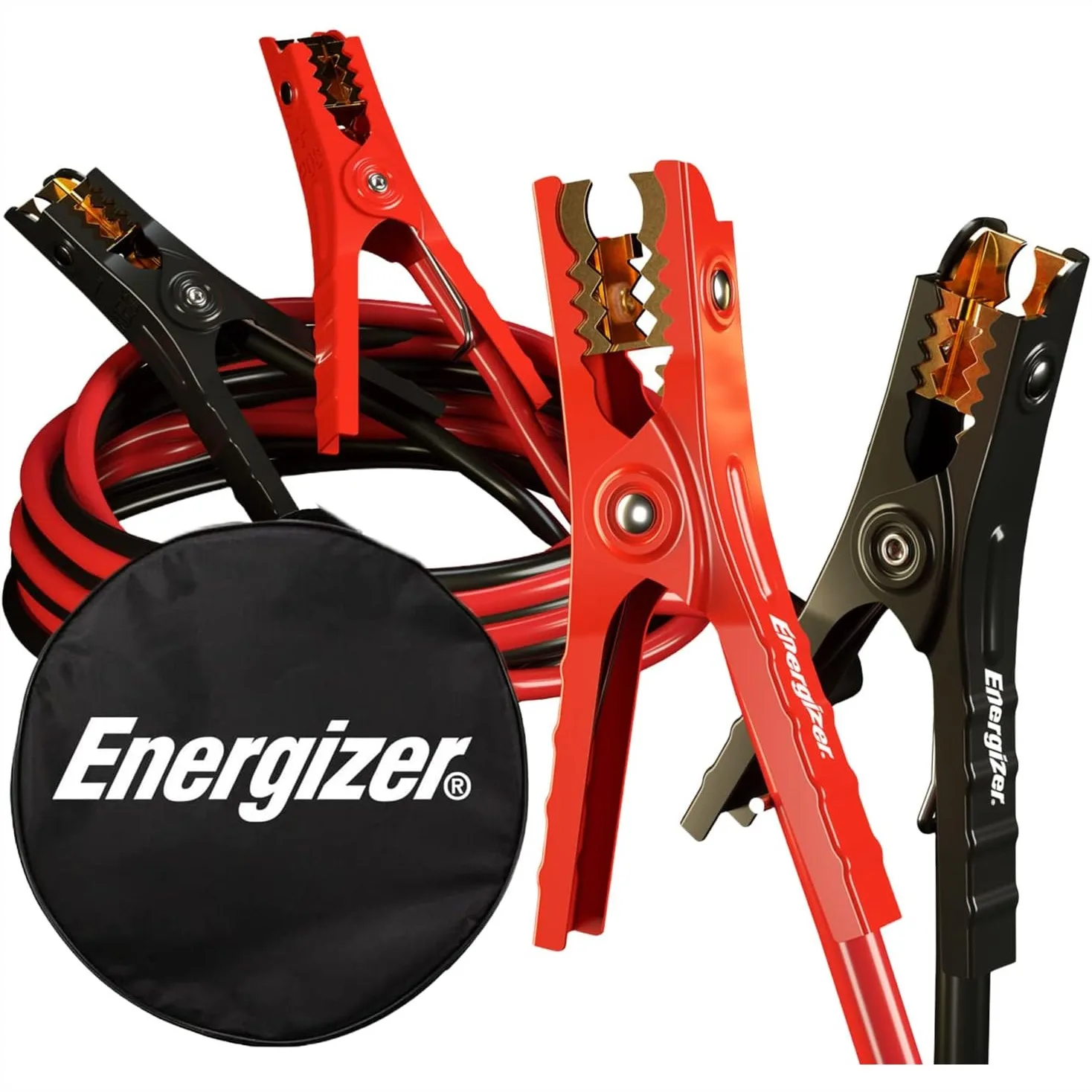 

Heavy Duty Jumper Cables for Car Battery, 20-Feet 4-Gauge Booster Cables with Carrying Bag for Jump Starting Dead Batteries