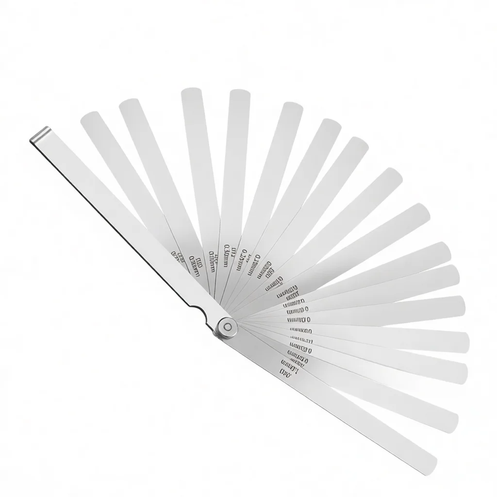 Stainless Steel Feeler Gauge Accurate Dual Scale Gap Width Measuring Ruler Tool For Mechanical Assembly Testing