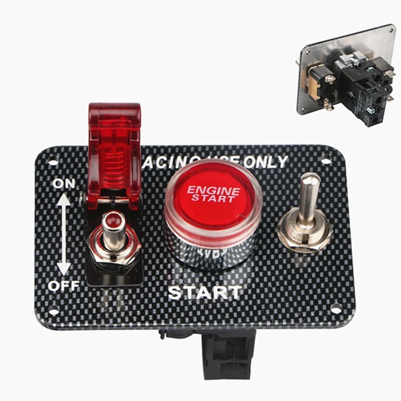 22mm car modification engine start power button switch ignition switch 12V/24VHot