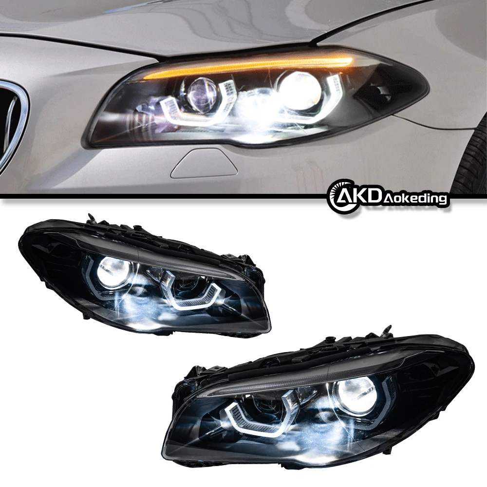 

Auto Parts For BMW F10 Headlights 2010-2016 520i 525i 530i Styling LED Daytime Lights Projector Car Accesorios Modified