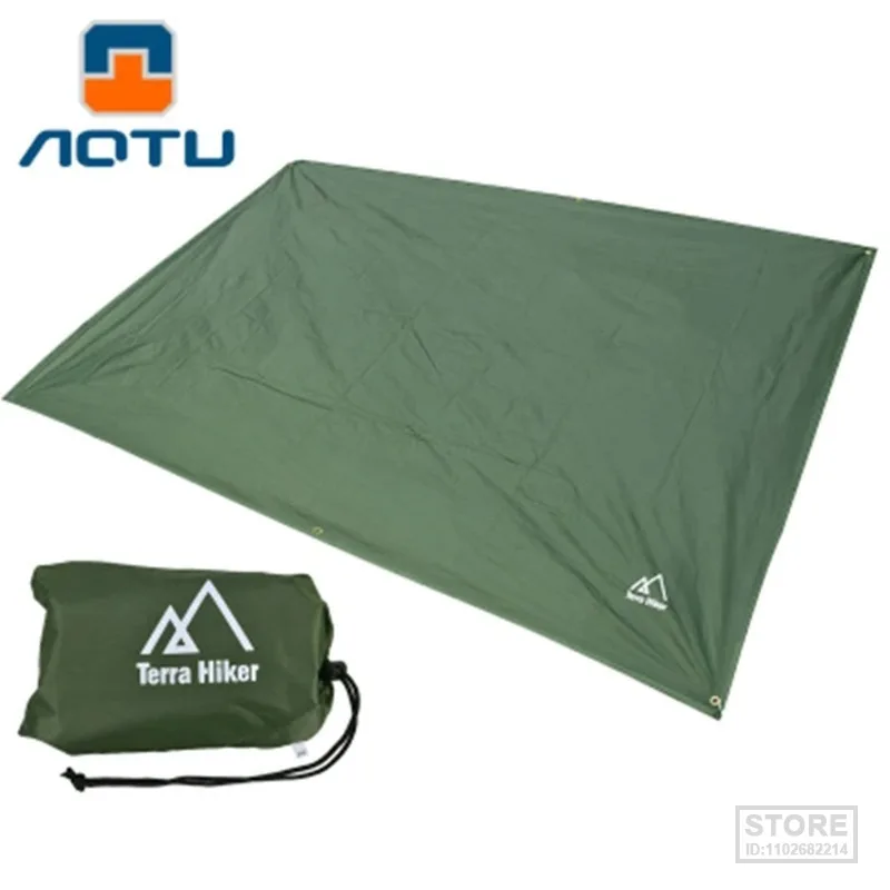 Multi-functional Awning Waterproof Tarp Picnic Mat Garden Canopy Sunshade Outdoor Camping Beach Sun Shelter 1.8*2.2M 2.4*2.2M 