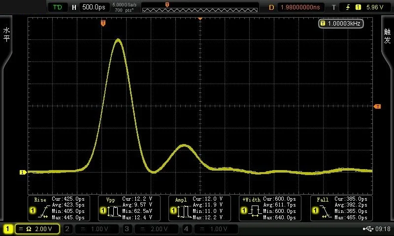 350 Picosecond Rise Pulse Generator, Support Internal and External Triggering, Bluetooth 485 Serial Port, Generator