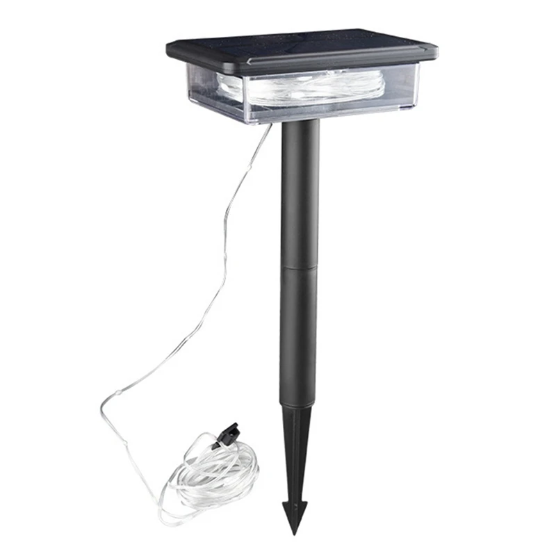 Luces solares para caminos AT64, luz LED Solar, lámpara para exteriores, luces de cadena impermeables para exteriores, pasarela, jardín, vacaciones