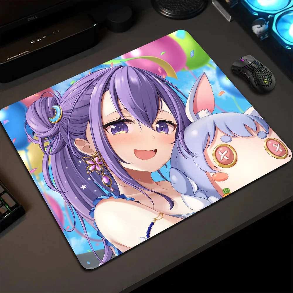 

Moona Hoshinova Hololive Girl Anime Mousepad Small LockEdge Mouse Pad For Gamers Computer Desk Pad Anti-slip Rubber