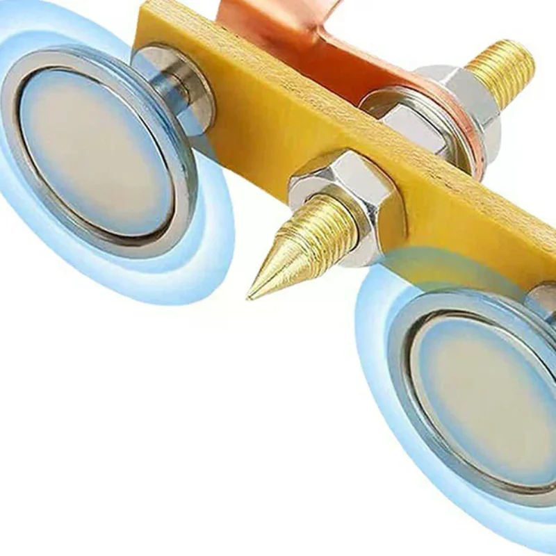 

1pc Welding Magnet Head Magnetic Welding Ground Clamp Holder Fixture Strong Welder Sheet Metal Repair Machine Ground Wire Clamp
