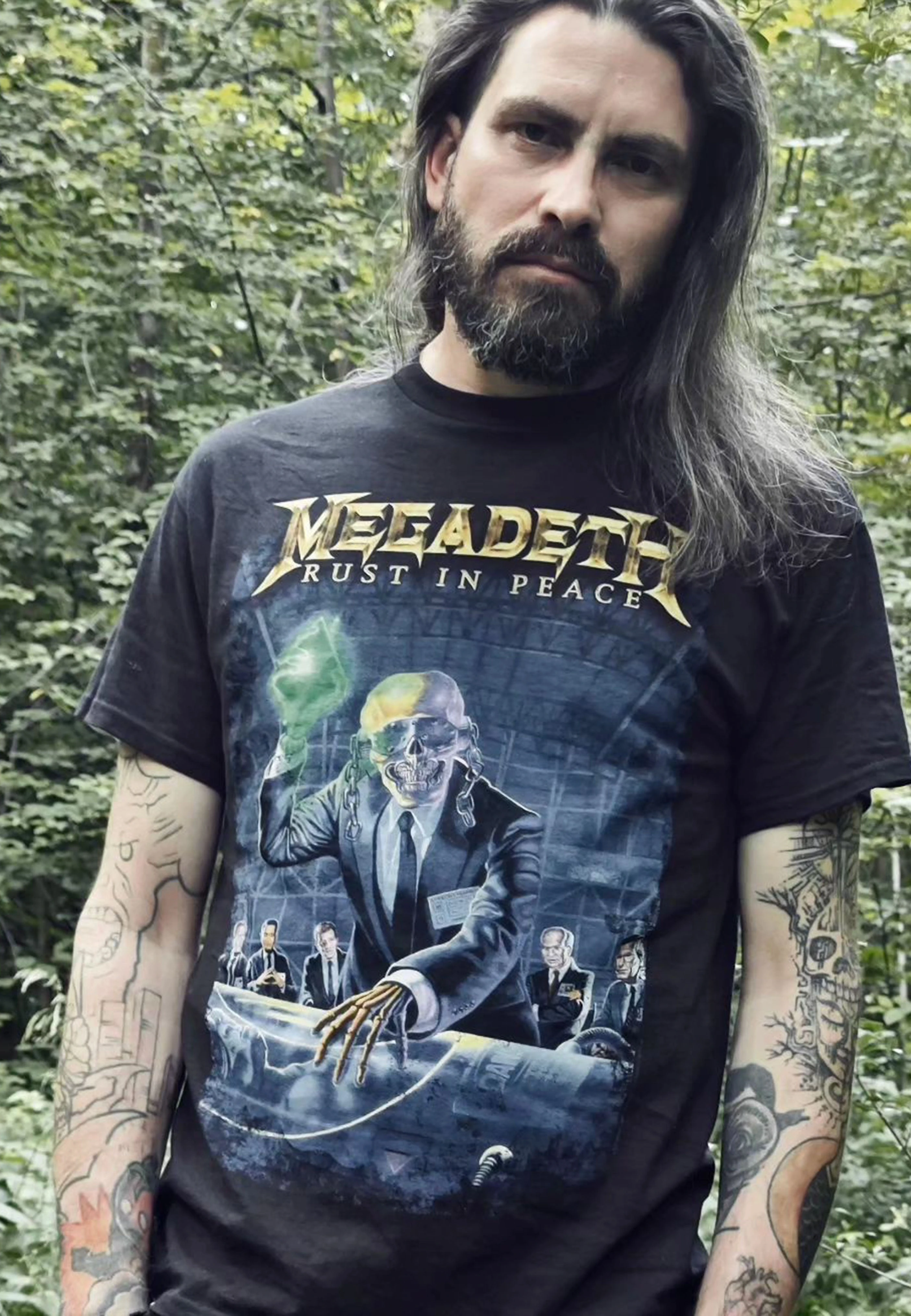 Rust in Peace 30th Anniversary Megadeth Band T-Shirt Cotton Graphic Tee Men Women Summer Streetwear