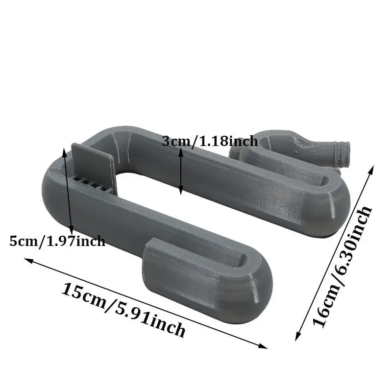 Self Priming Siphon Hose Kit Automatic Water Drain Fill Pipe For Rainwater Overflow Transfer