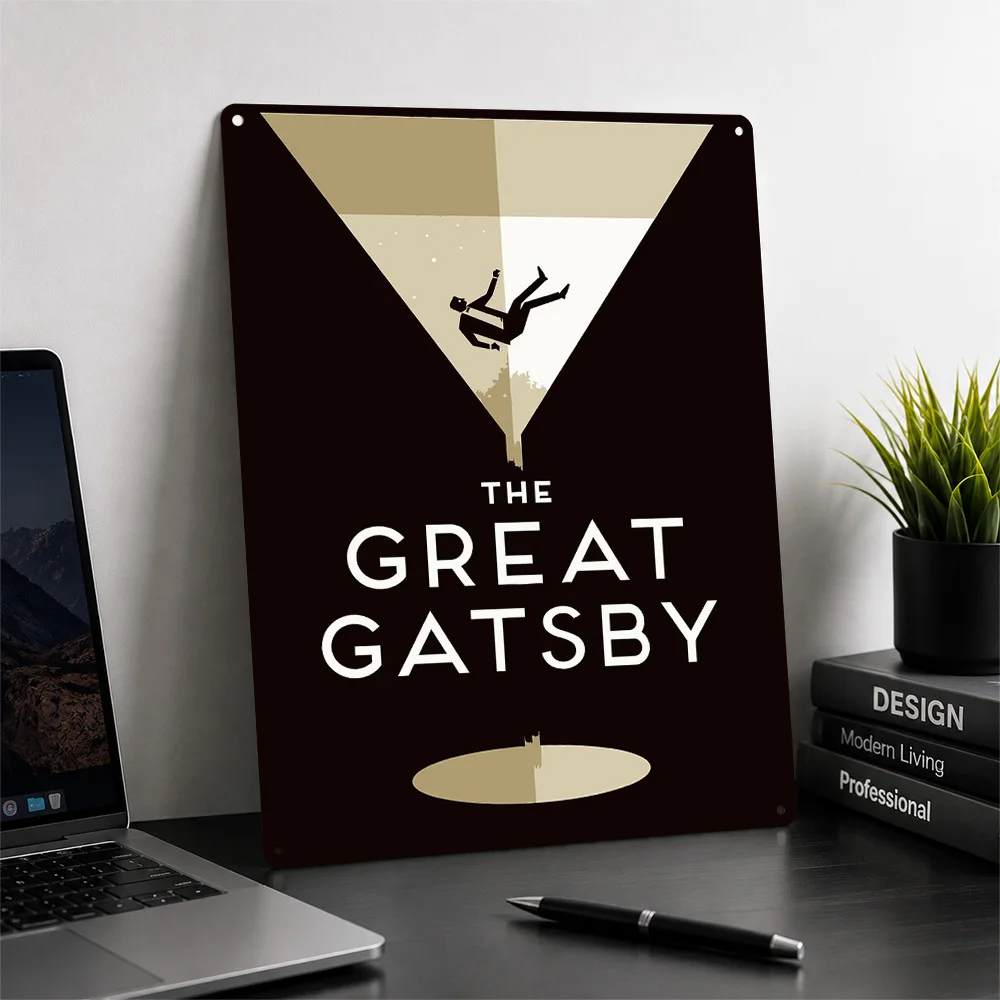 Movies Vector Art 3D Texture Printed Poster Custom Vintage Metal Tin Plate Sign for Wall Art Decor Room Garage Accessories Home