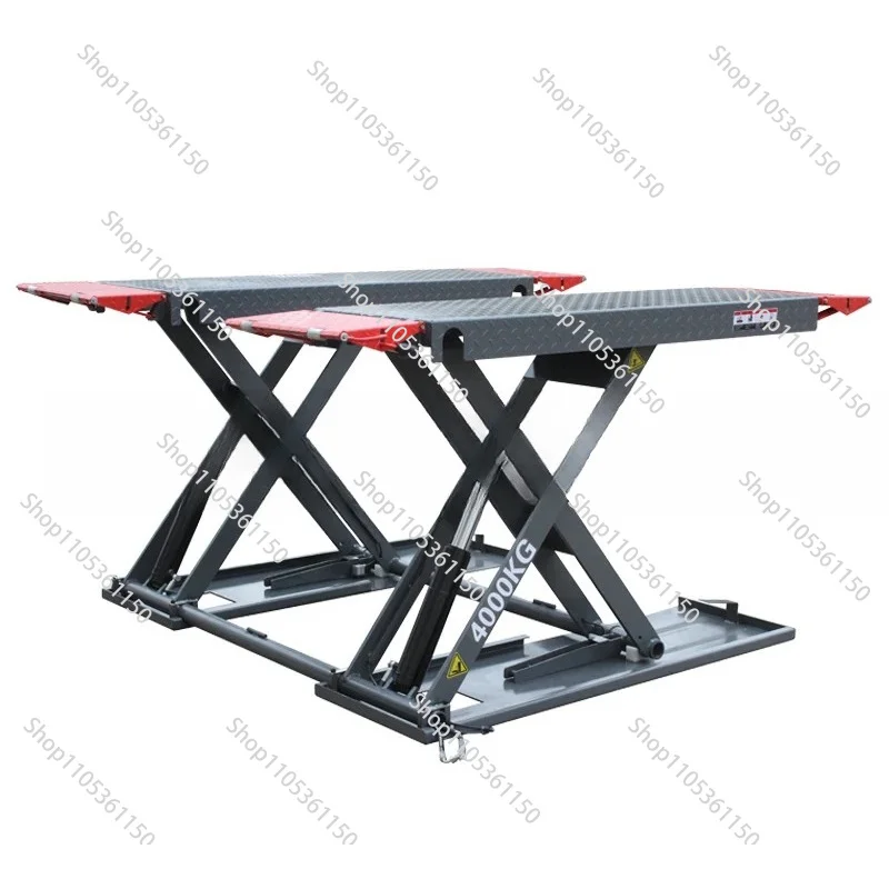 Car lift elevator landing gear small scissors 1.2-1 meters ultra-thin mobile maintenance lifting platform