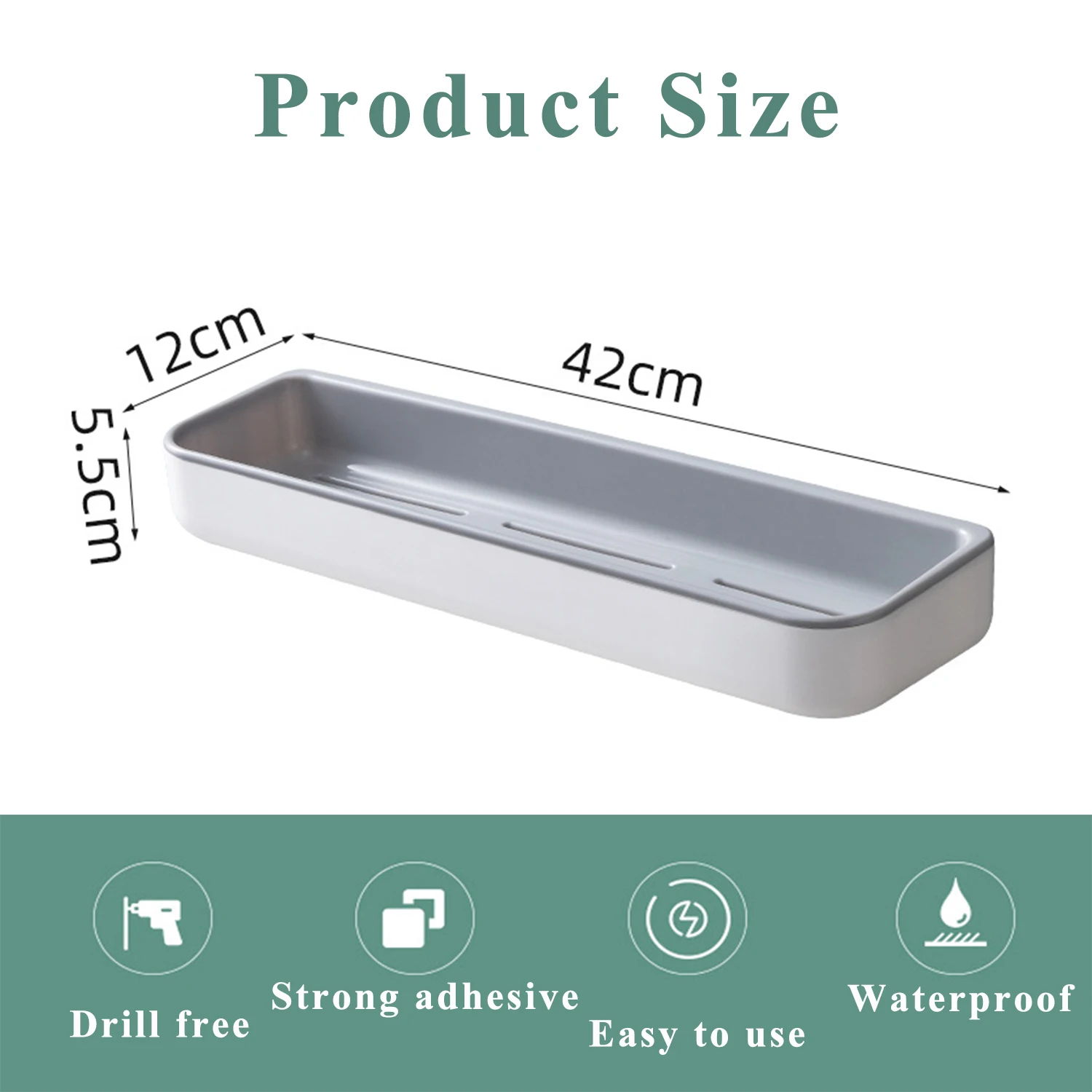 Wall Hanging Toilet Bathroom Storage Holder Organizer Shelf Cabinet Rack Punch-Free Above Toilet Rack For Tissue Paper Cellphone