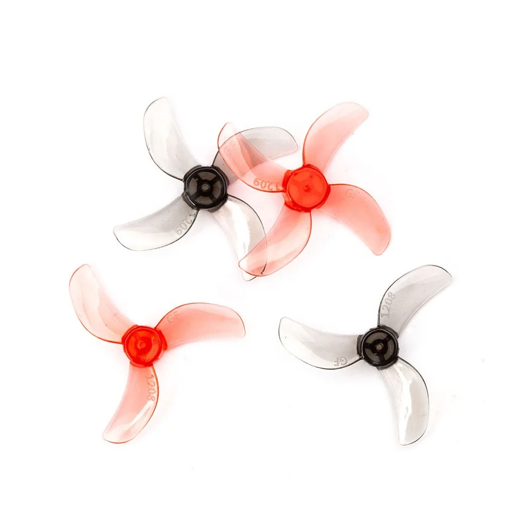 10PCS Gemfan 31mm 1208 3-Blade 1209 4-Blade PC Propeller For FPV Freestyle Tinywhoop Drone 0.8mm/1mm/1.5mm Hole 0802 RC Parts Ac