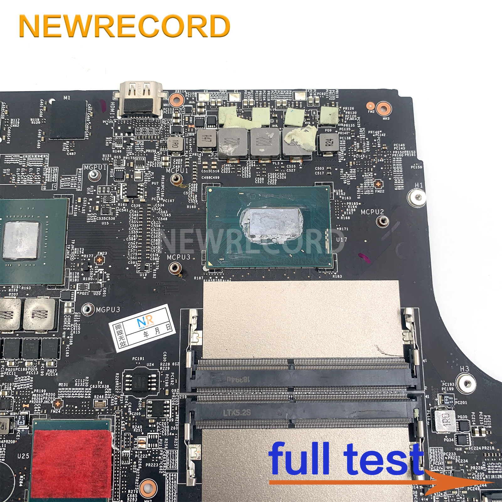 For MSI GF63 8RC GF63 8RD MSI-16R1 MS-16R11 Laptop Motherboard With i5-8300H GTX1050