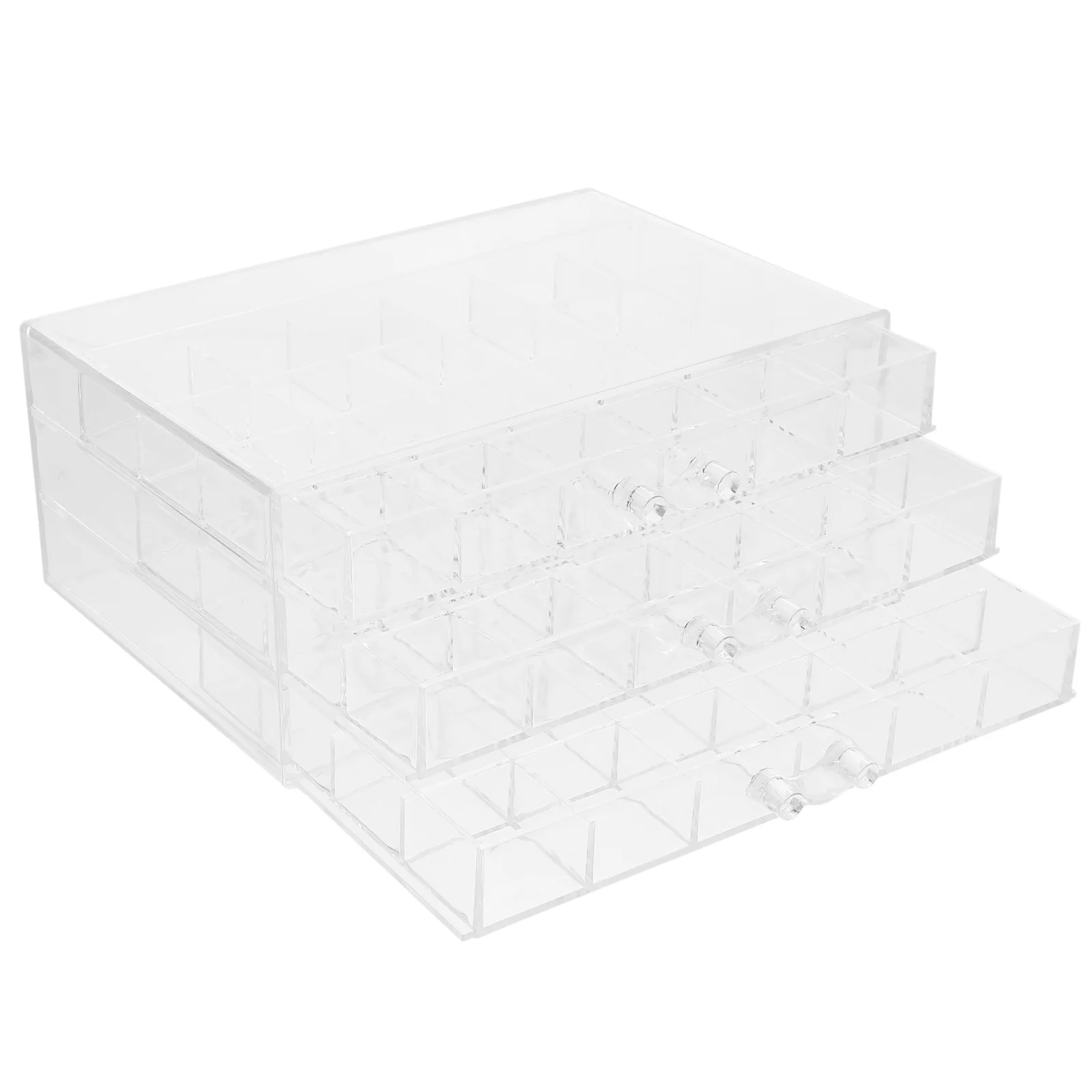 72 Grids Acrylic Jewelry Organizer Clear Earring Storage Transparent Display Multi-Function Bead Organizer Earring Storage