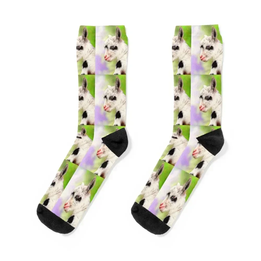 

Baby Goat Socks hiking Climbing anime winter Socks Men's Women's