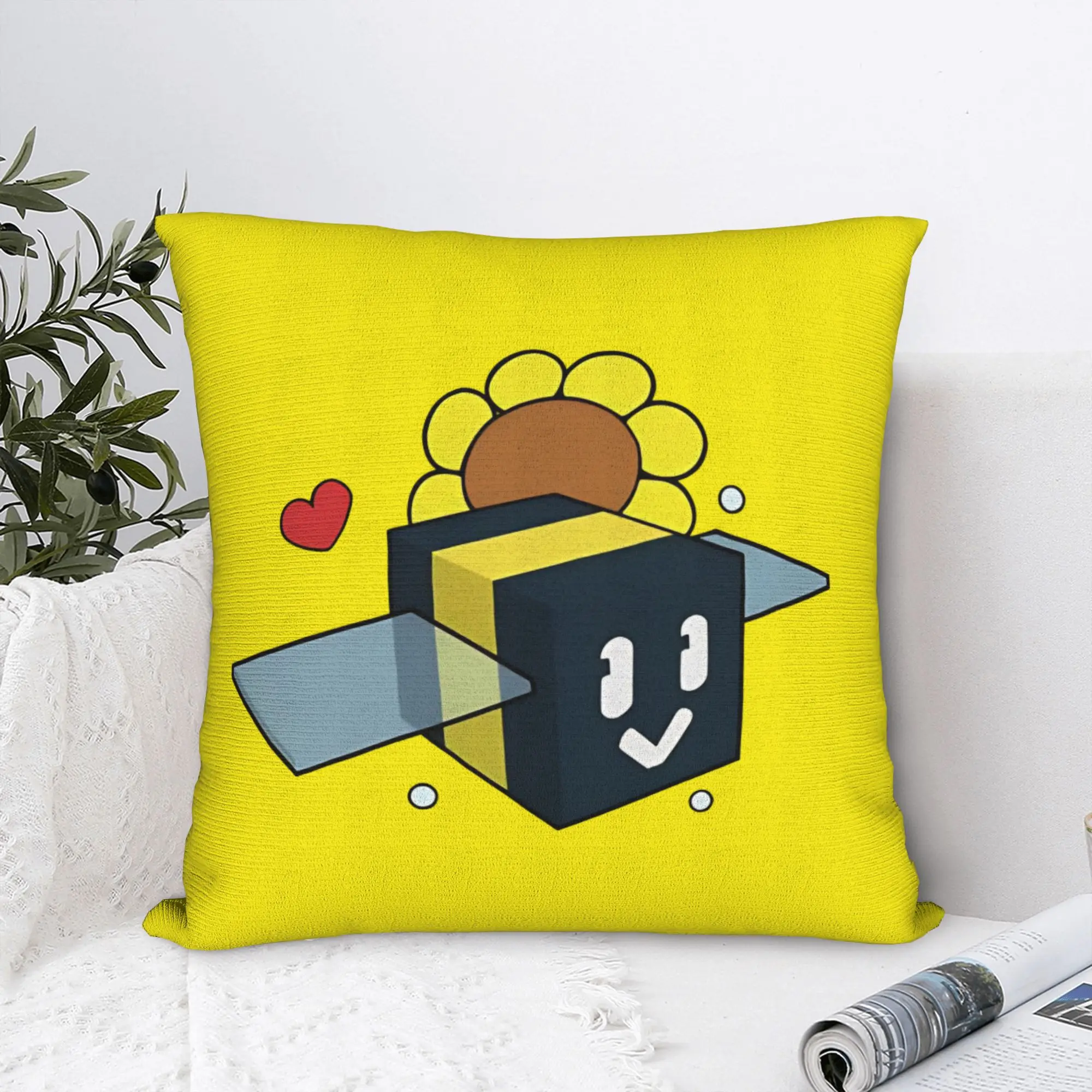 GamingBee swarm simulator  Throw Pillow Cover Polyester Decorative Pillow , Customized Pillowcase