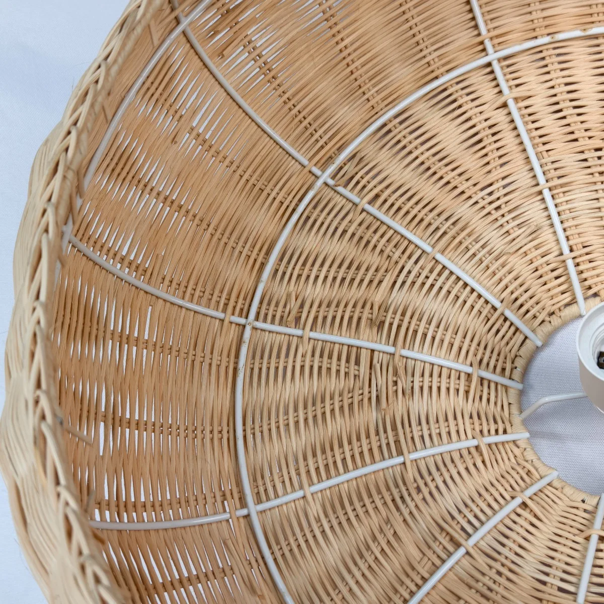 JOYINLED النمط الياباني المنسوجة يدويا الروطان قلادة ضوء E27 قلادة مصباح الطعام غرفة نوم غرفة المعيشة بوهو الروطان الخوص الثريا #3